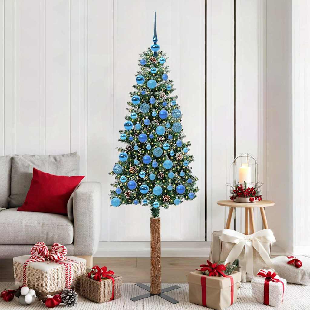 Schlanker Weihnachtsbaum Mit 300 Leds Mit Ständer