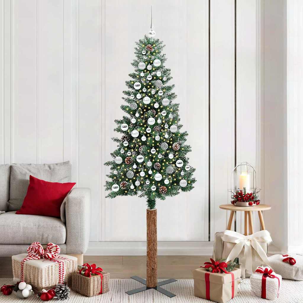 Schlanker Weihnachtsbaum Mit 300 Leds Mit Ständer