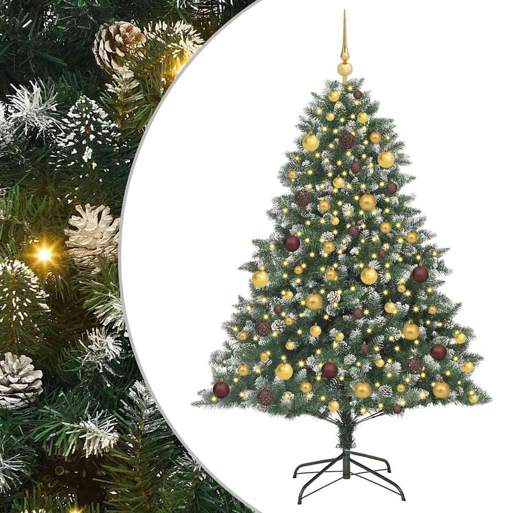 Künstlicher Weihnachtsbaum Mit 300 Leds Mit Ständer Grün