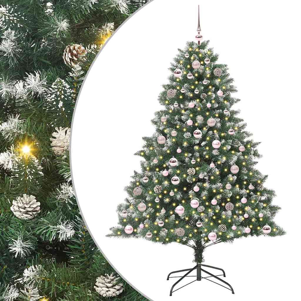 Künstlicher Weihnachtsbaum Mit 300 Leds Mit Ständer Grün