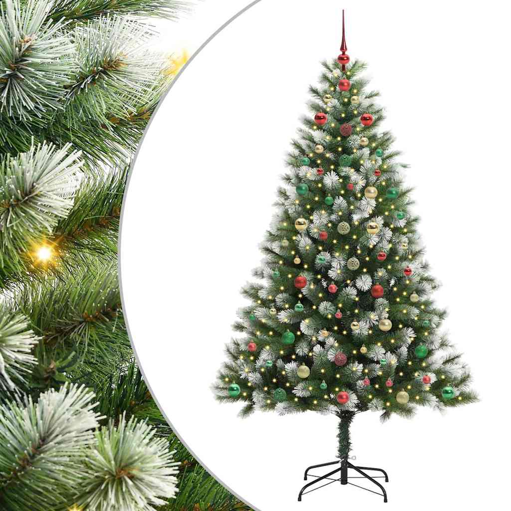 Künstlicher Schwenkbarer Weihnachtsbaum Mit Flockigem Schnee