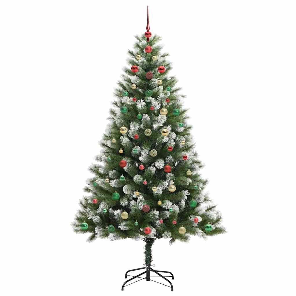 Künstlicher Schwenkbarer Weihnachtsbaum Mit Flockigem Schnee