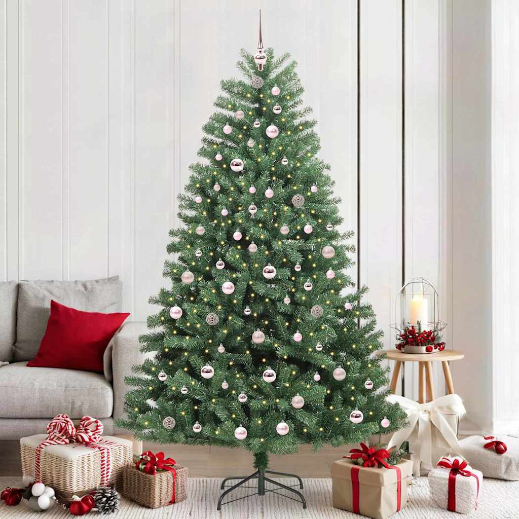 Künstlicher Klappbarer Weihnachtsbaum Mit 150 Leds