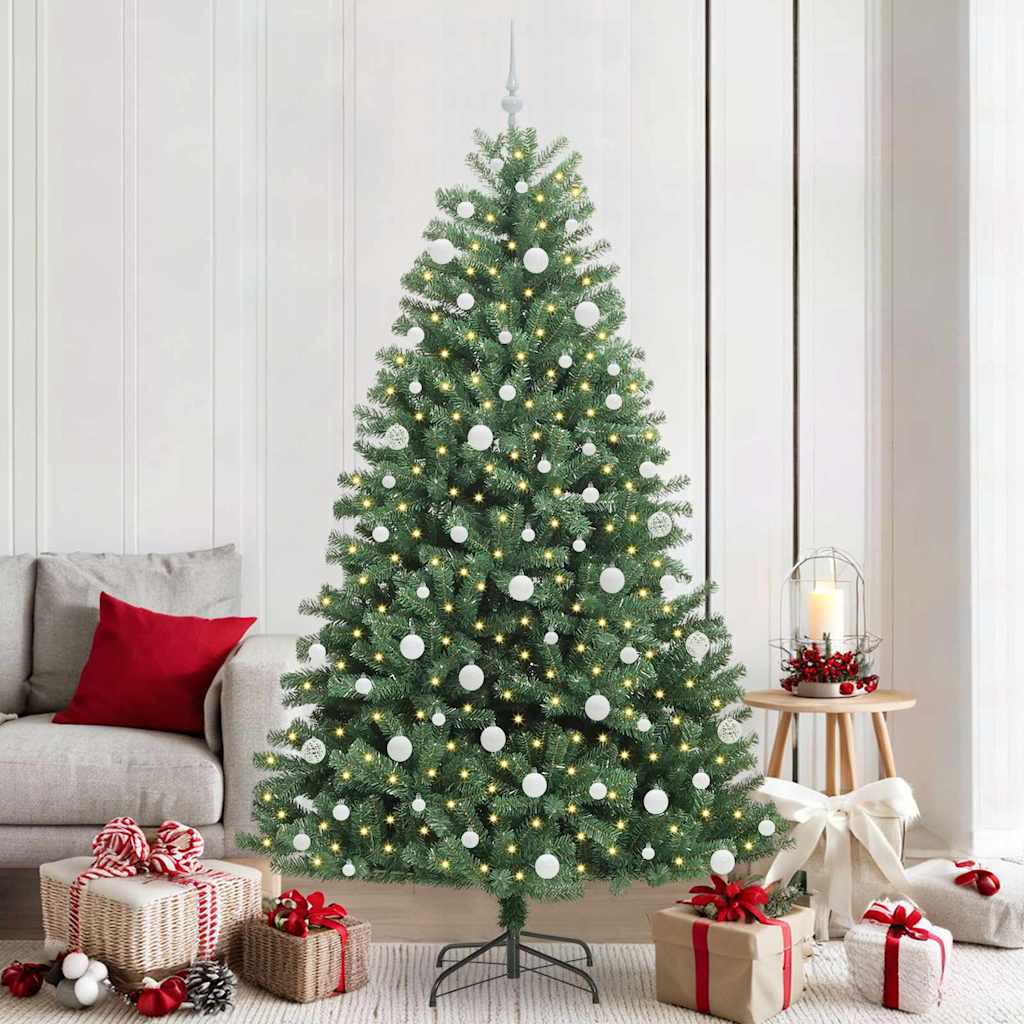 Künstlicher Klappbarer Weihnachtsbaum Mit 150 Leds