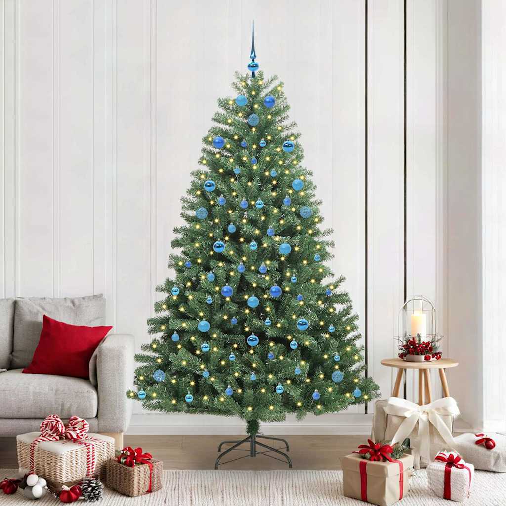 Künstlicher Klappbarer Weihnachtsbaum Mit 150 Leds