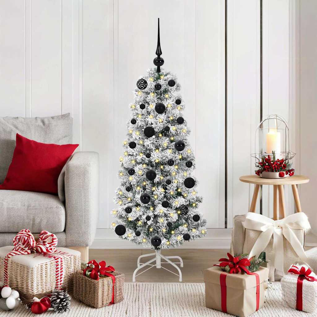 Künstlicher Weihnachtsbaum Klappbar Beschneit