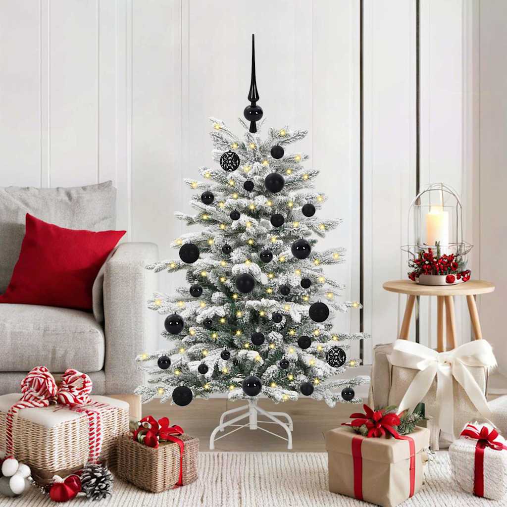 Künstlicher Weihnachtsbaum Klappbar Beschneit
