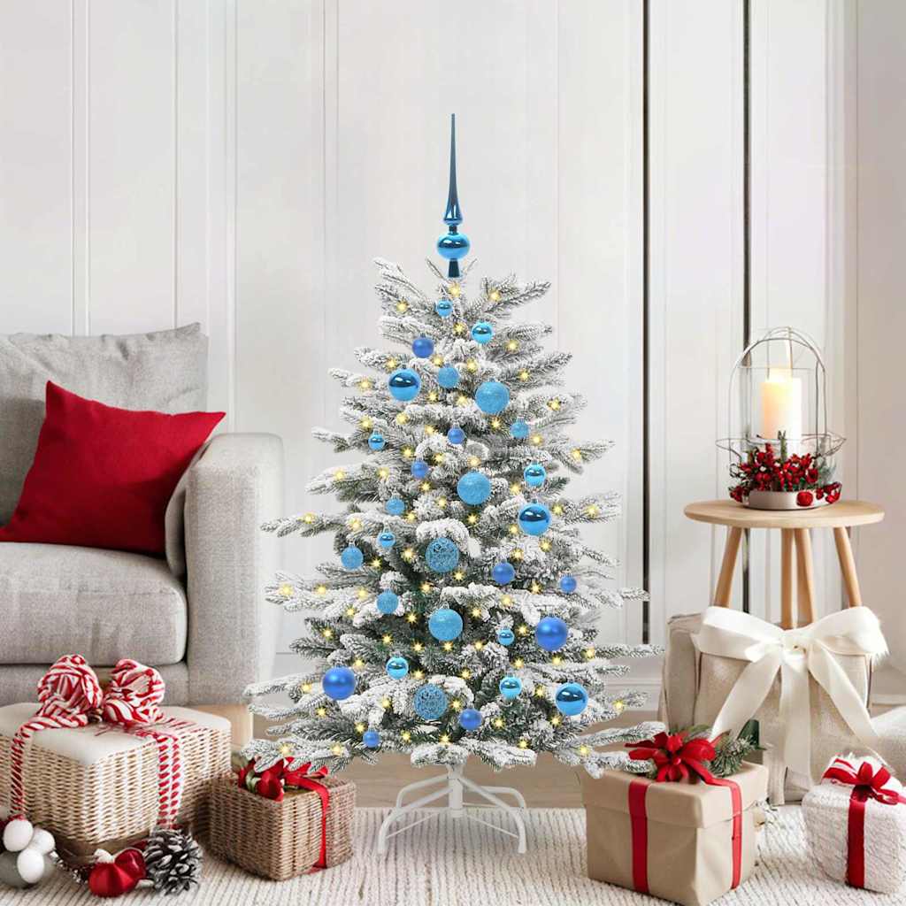Künstlicher Weihnachtsbaum Klappbar Beschneit