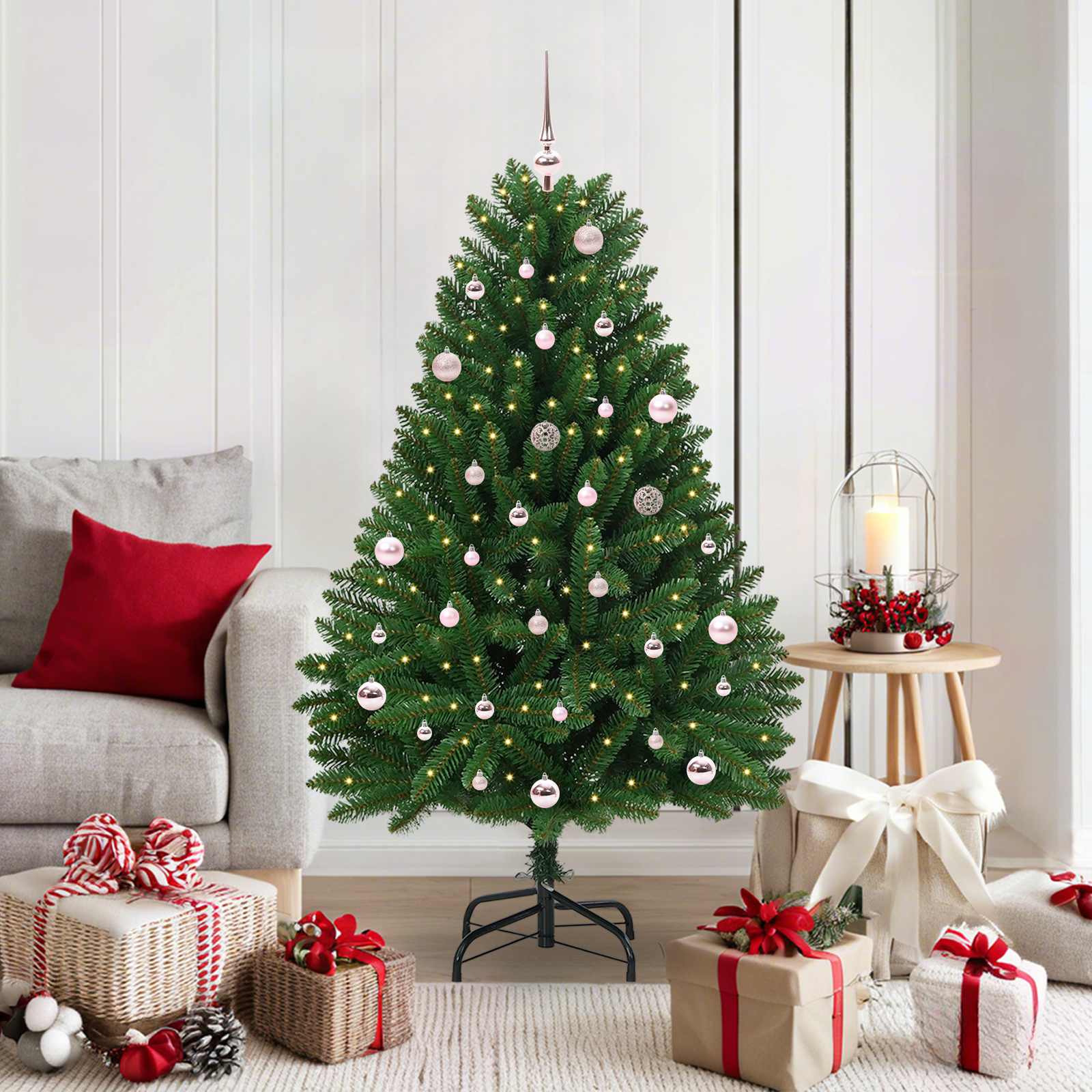 Künstlicher Weihnachtsbaum Klappbar Mit Ständer Grün