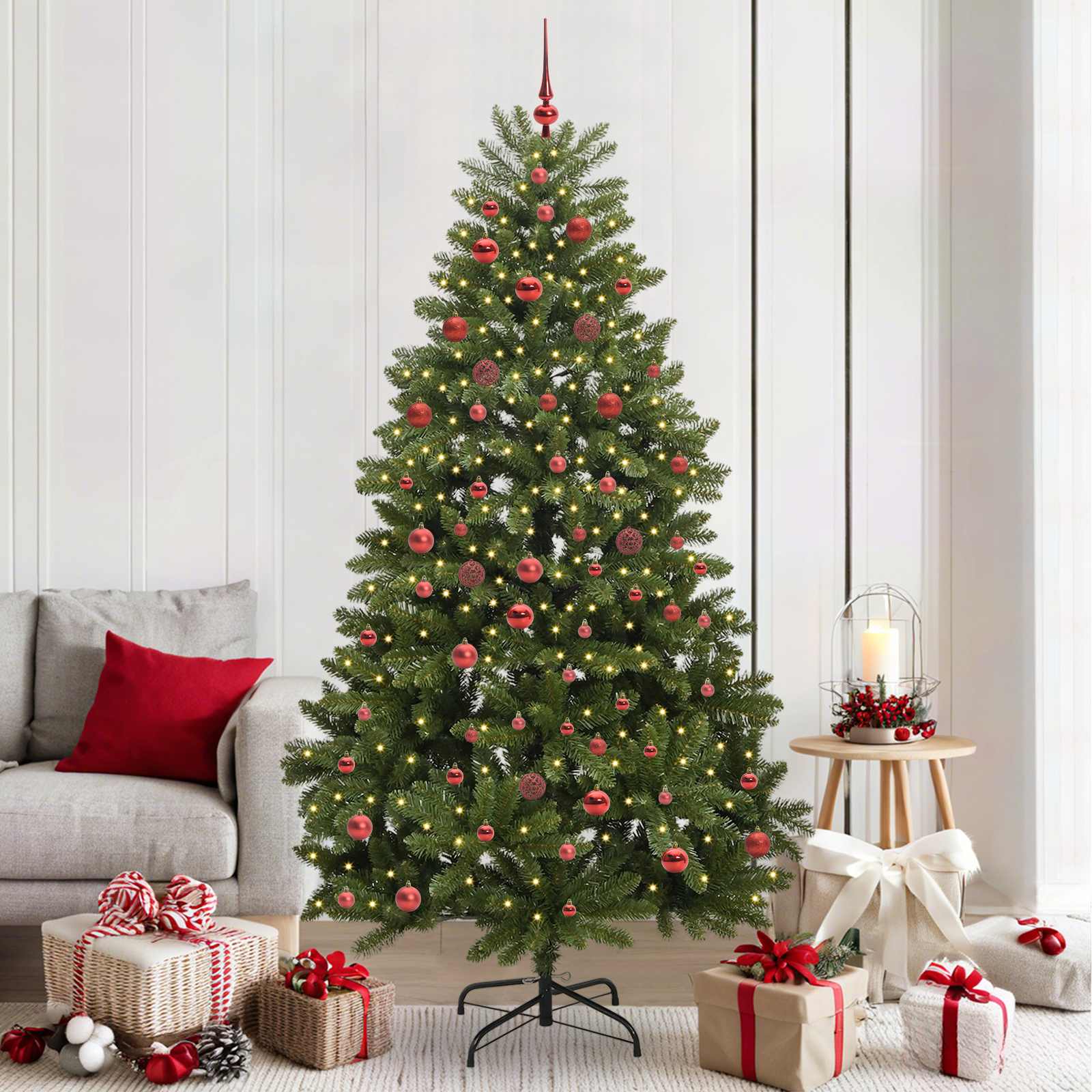 Künstlicher Weihnachtsbaum Klappbar Mit Ständer Grün