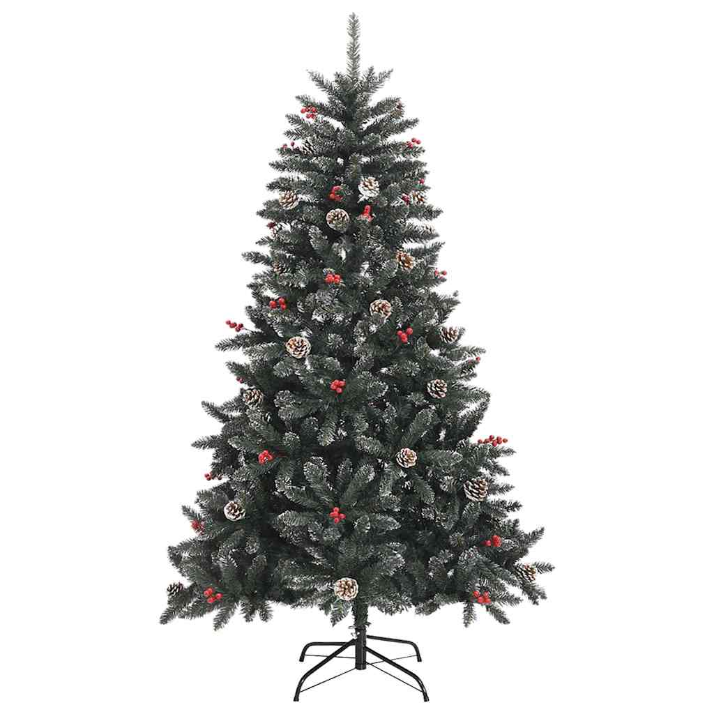 Künstlicher Weihnachtsbaum Grün Pvc, Plastik Und Stahl