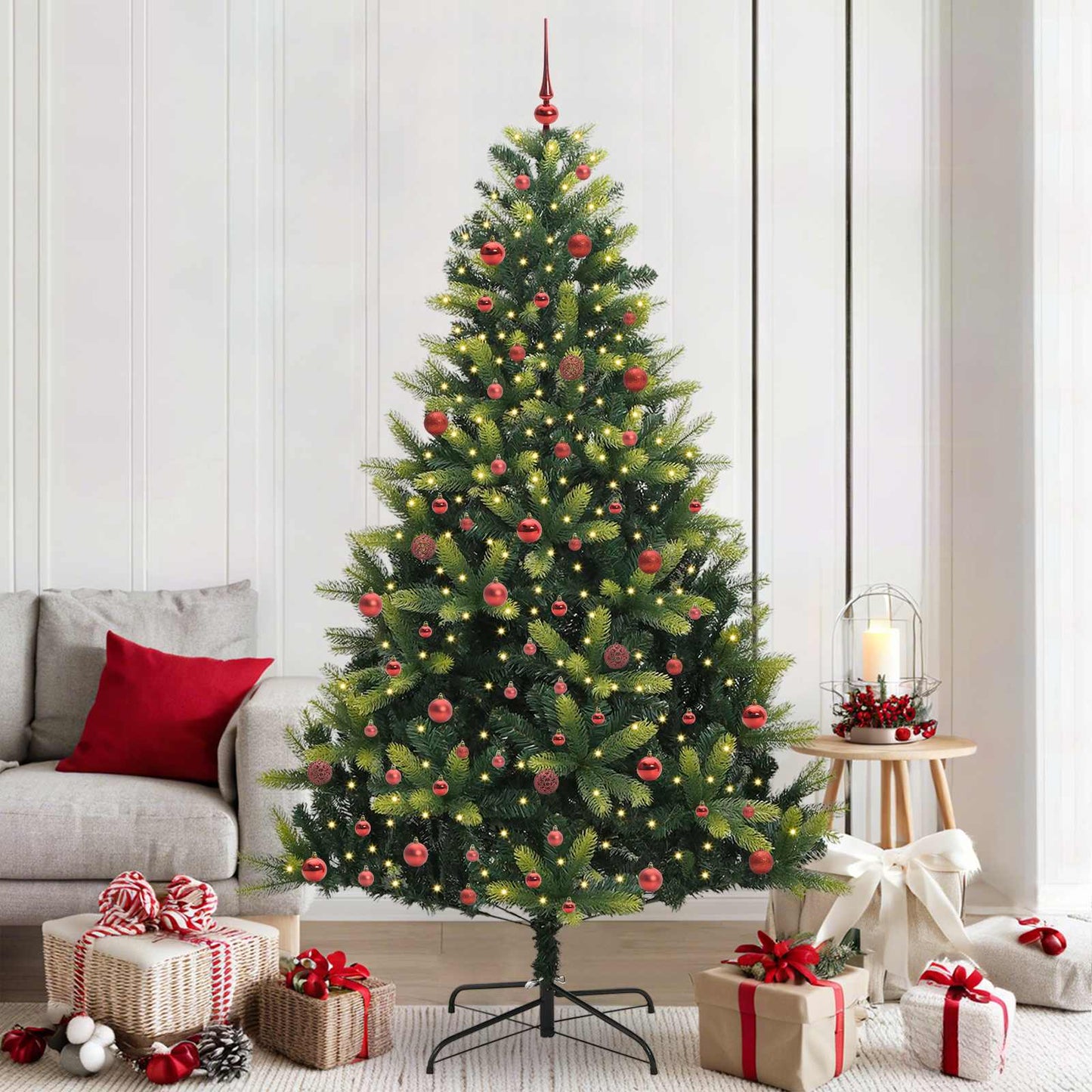 Künstlicher Weihnachtsbaum Klappbar Mit Ständer
