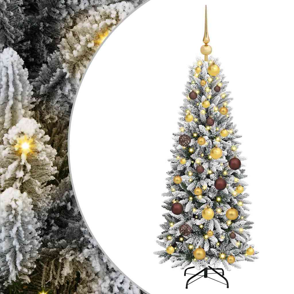 Künstlicher Weihnachtsbaum Mit 150 Leds Mit Ständer Weiß