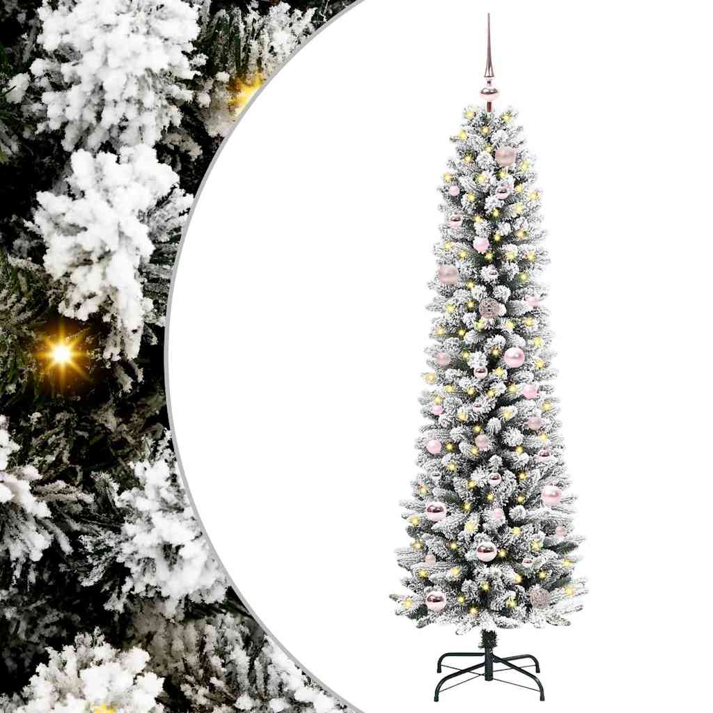 Künstlicher Weihnachtsbaum Mit 150 Leds Mit Ständer Weiß