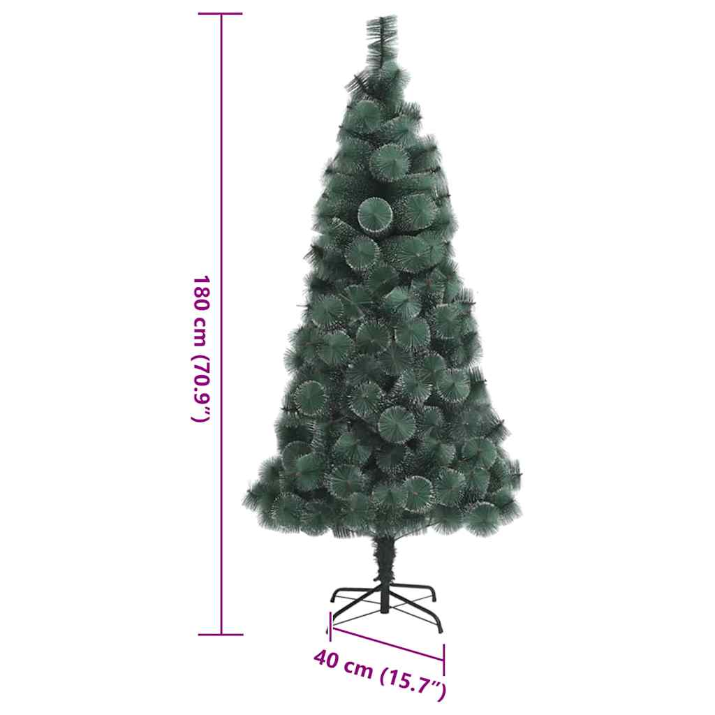 Künstlicher Vorbeleuchteter Weihnachtsbaum Grün Pet