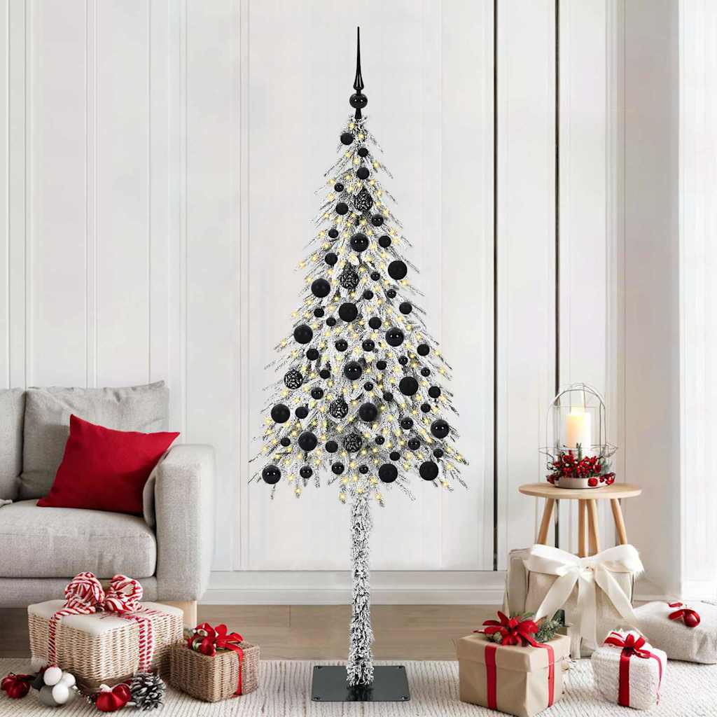 Weihnachtsbaum Mit 300 Leds Weiß Pe Und Stahl