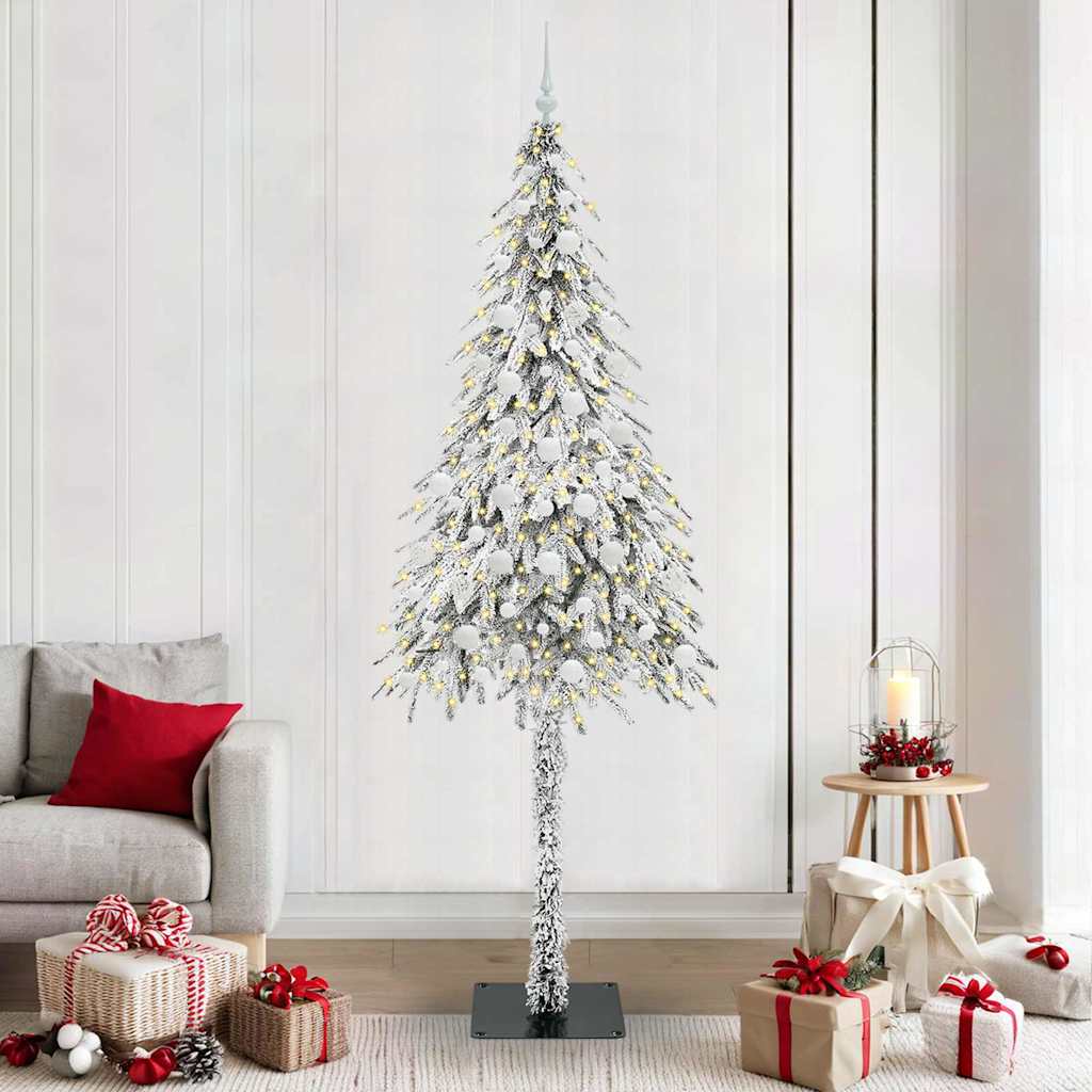 Weihnachtsbaum Mit 300 Leds Weiß Pe Und Stahl