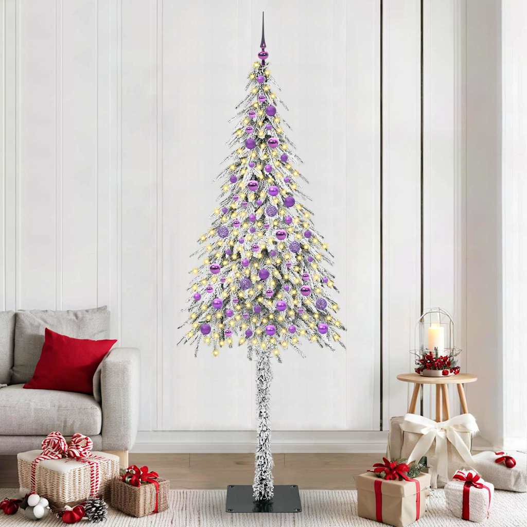 Weihnachtsbaum Mit 300 Leds Weiß Pe Und Stahl