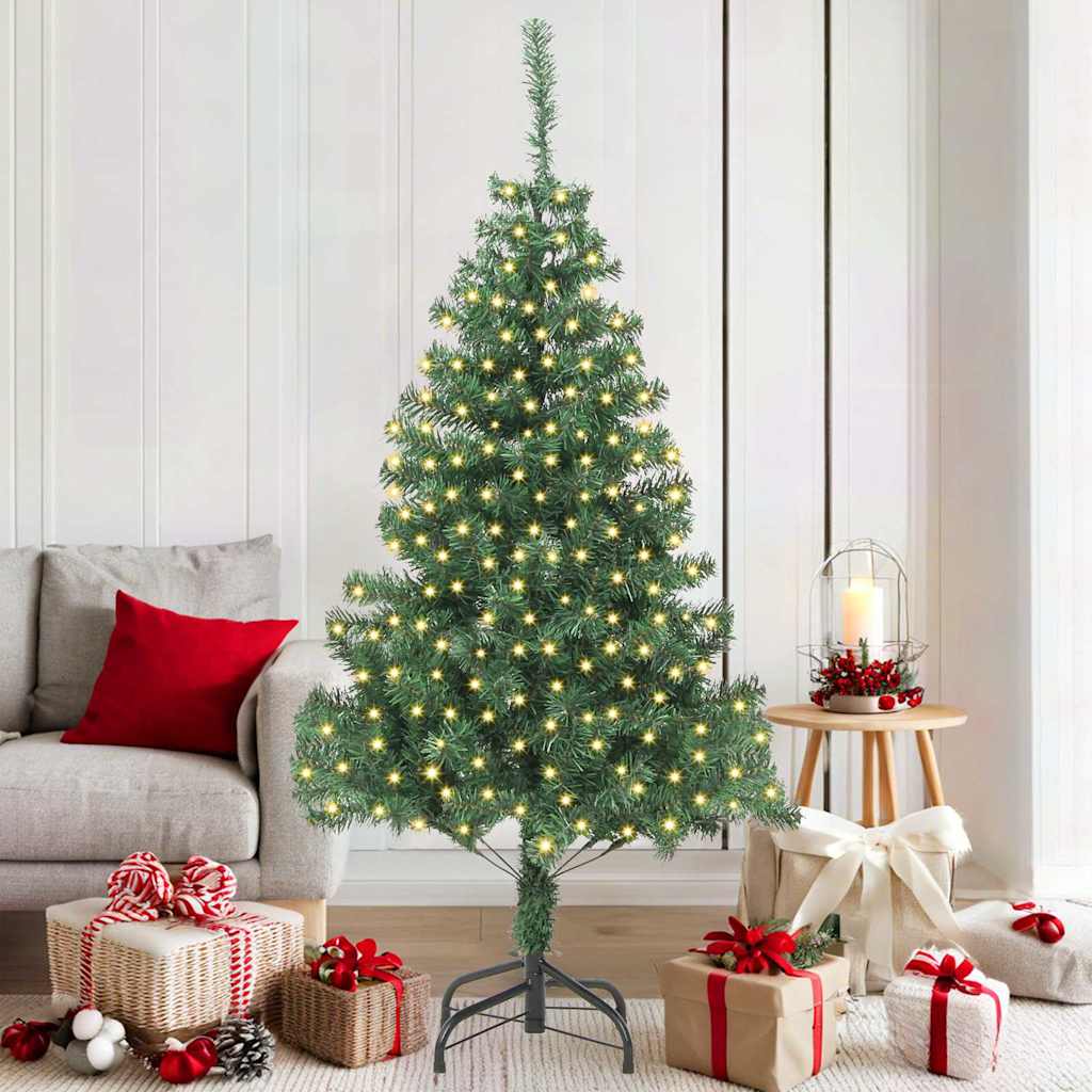 Künstlicher Weihnachtsbaum Beleuchtung Kugeln 150Cm 380 Zweige Grün