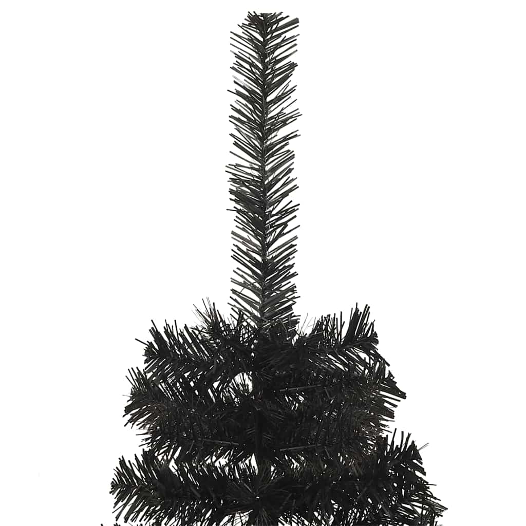 Weihnachtsbaum Mit 300 Leds Mit Ständer Pvc Schwarz