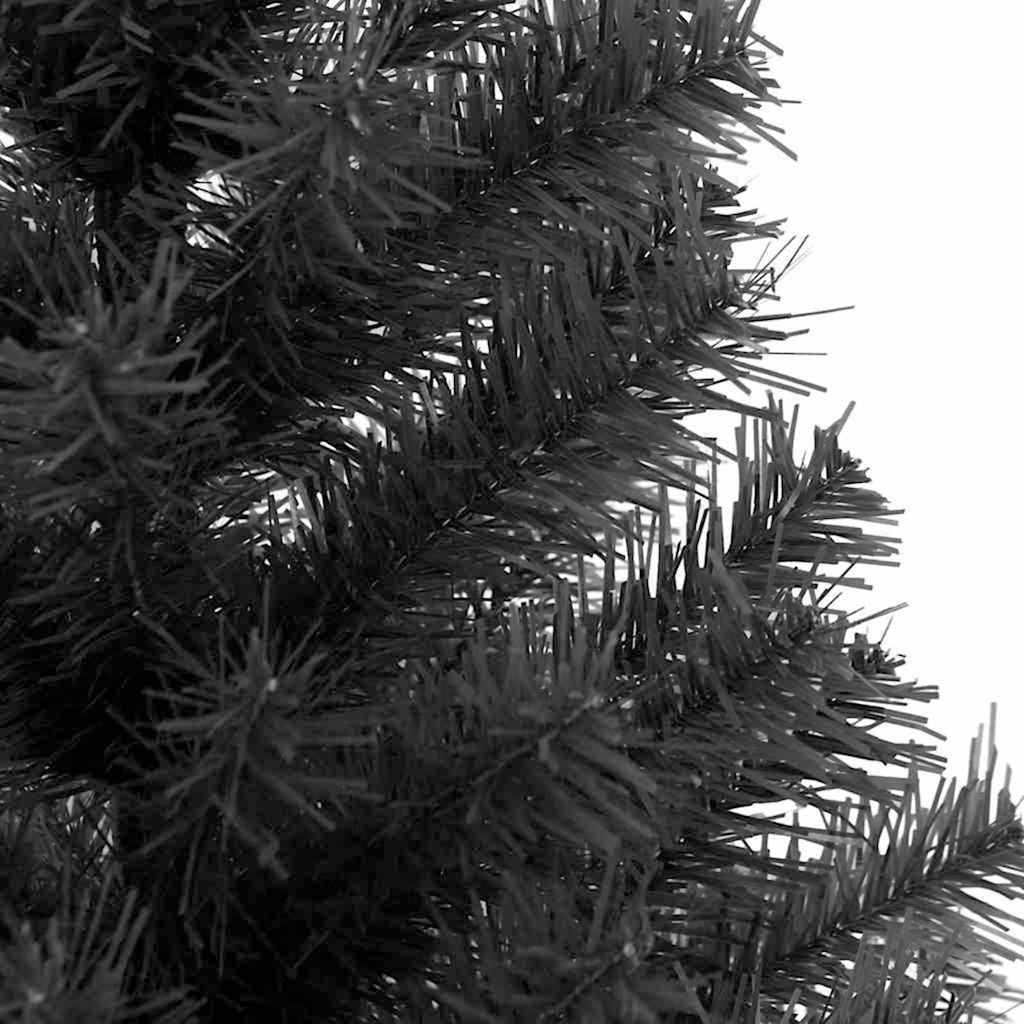 Weihnachtsbaum Mit 300 Leds Mit Ständer Pvc Schwarz