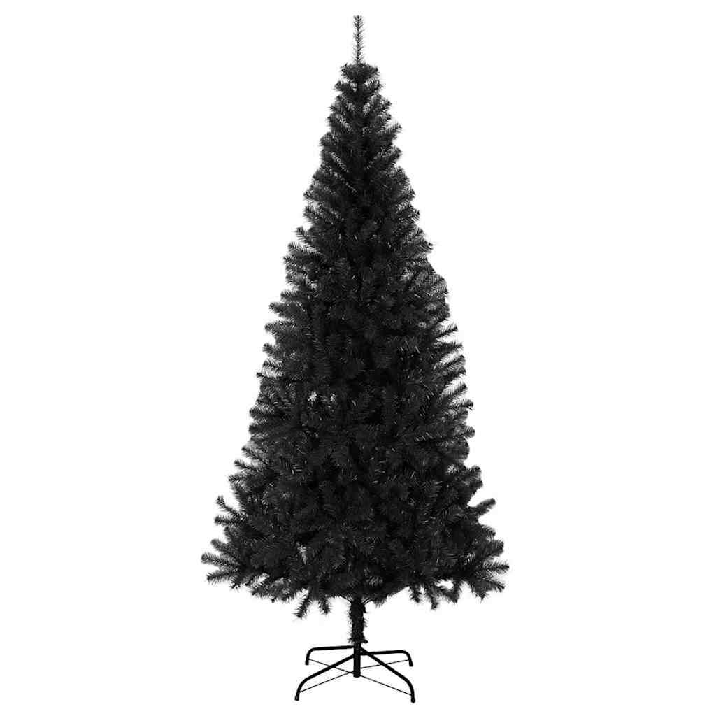 Weihnachtsbaum Mit 300 Leds Mit Ständer Pvc Schwarz