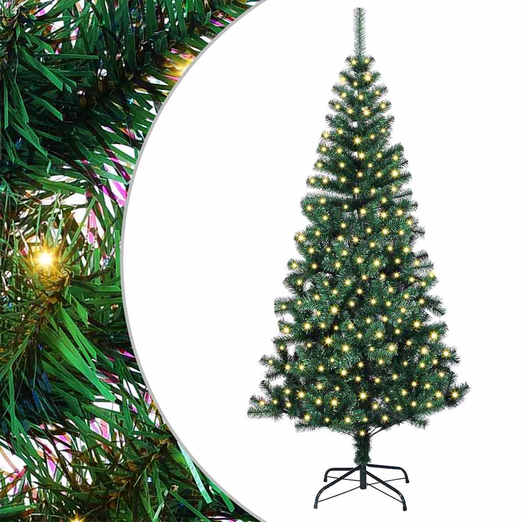 Künstlicher Vorbeleuchteter Weihnachtsbaum Grün