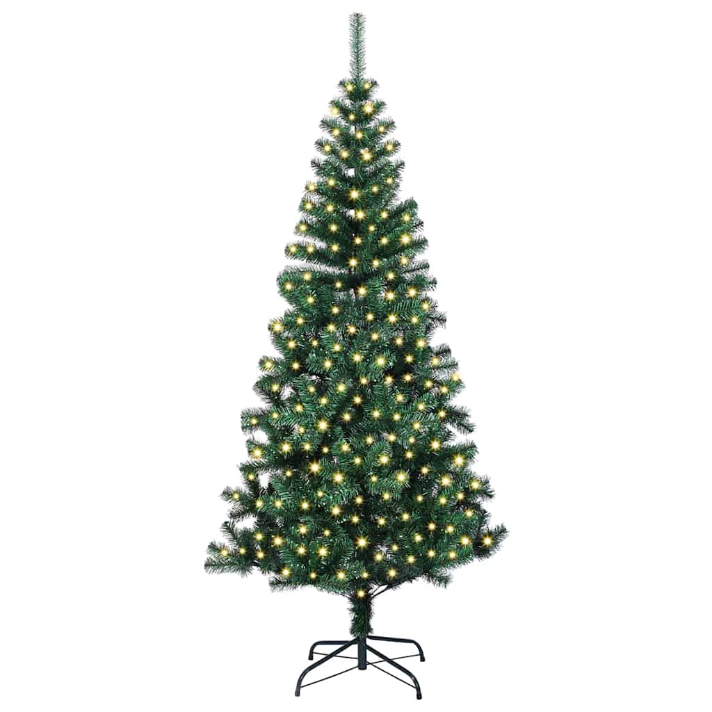 Künstlicher Vorbeleuchteter Weihnachtsbaum Grün