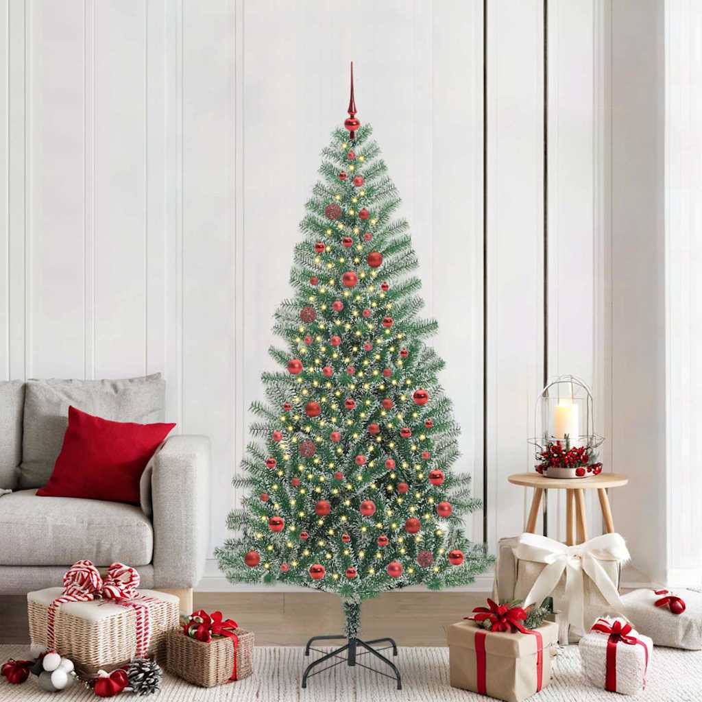 Künstlicher Weihnachtsbaum Beschneit Grün