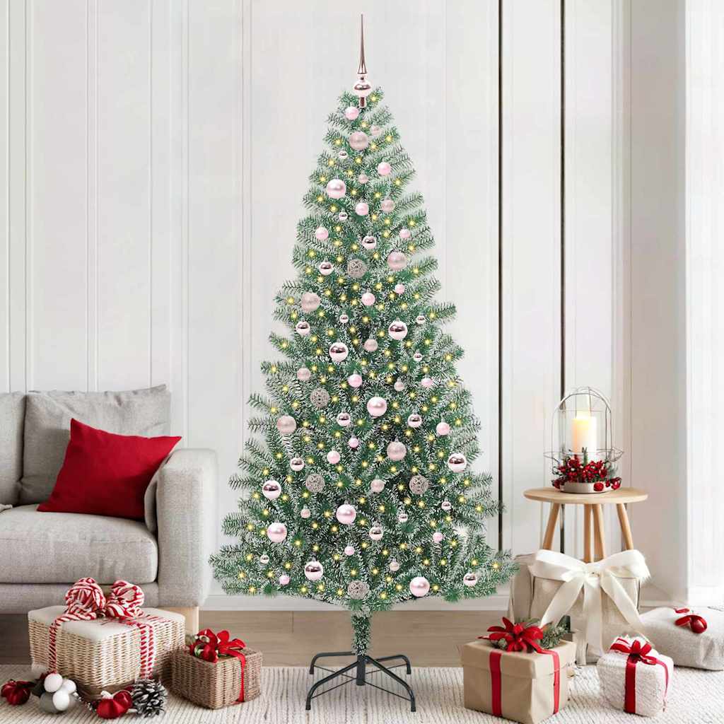 Künstlicher Weihnachtsbaum Beschneit Grün