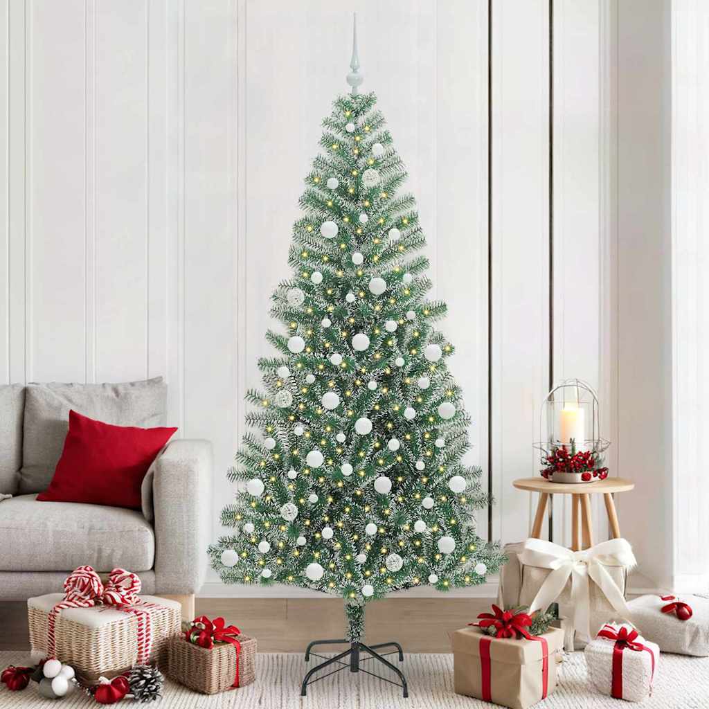 Künstlicher Weihnachtsbaum Beschneit Grün