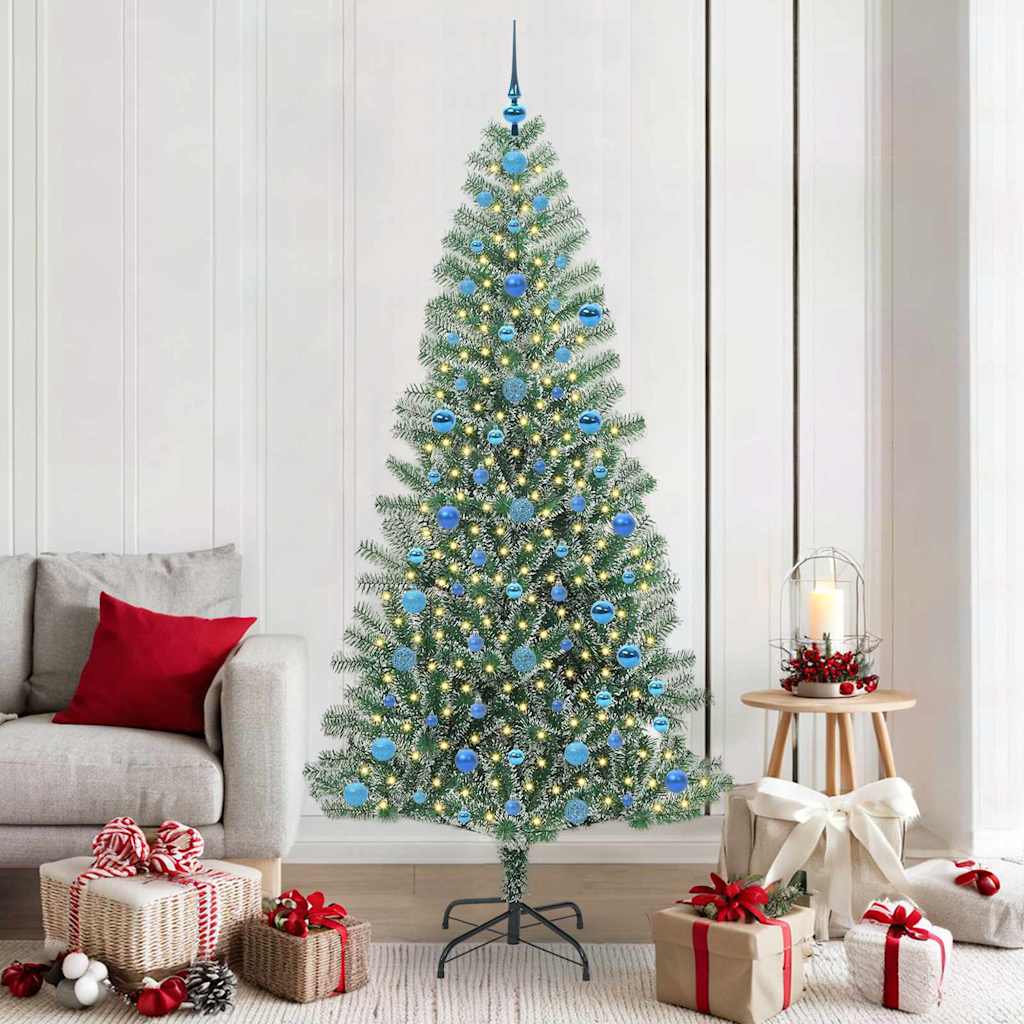 Künstlicher Weihnachtsbaum Beschneit Grün