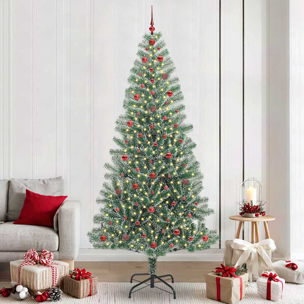 Künstlicher Weihnachtsbaum Beschneit Grün