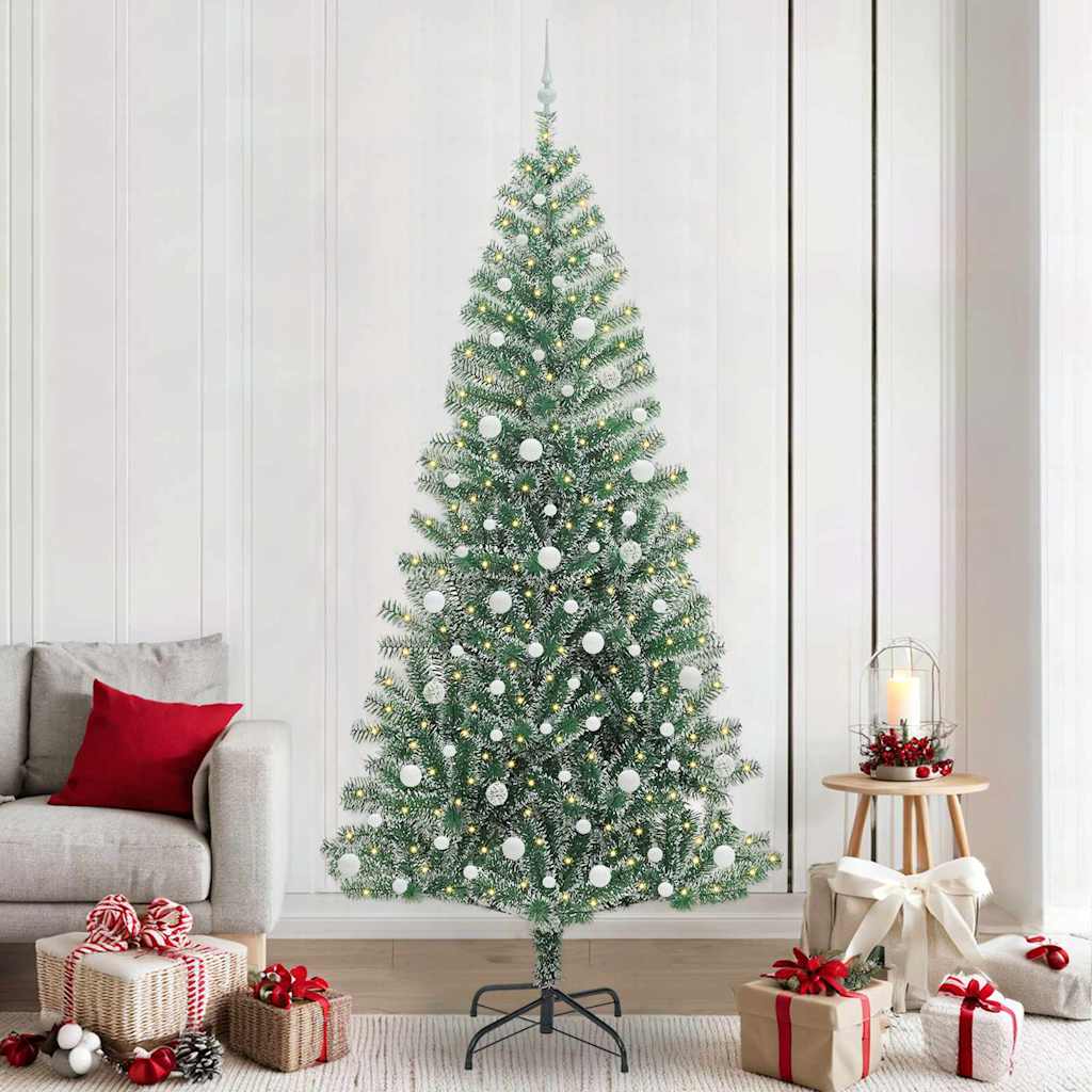 Künstlicher Weihnachtsbaum Beschneit Grün