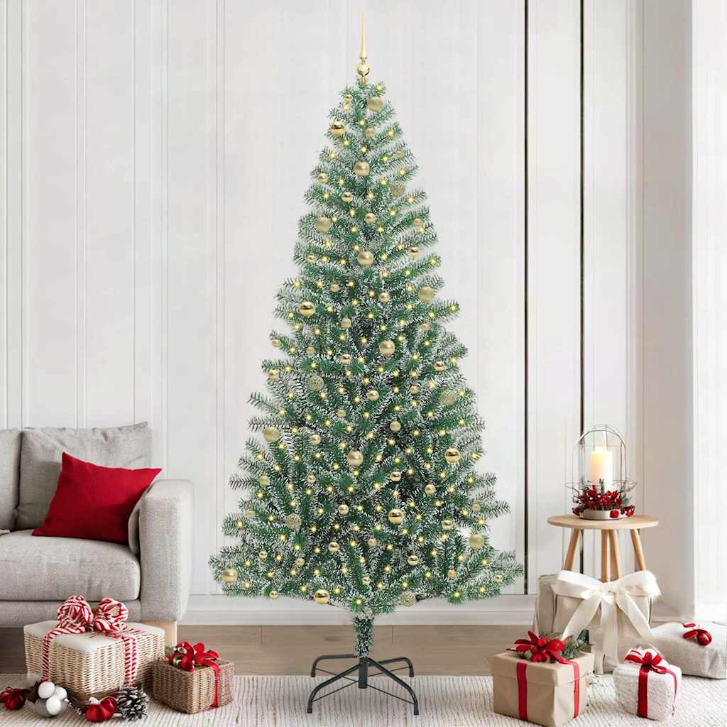 Künstlicher Weihnachtsbaum Beschneit Grün