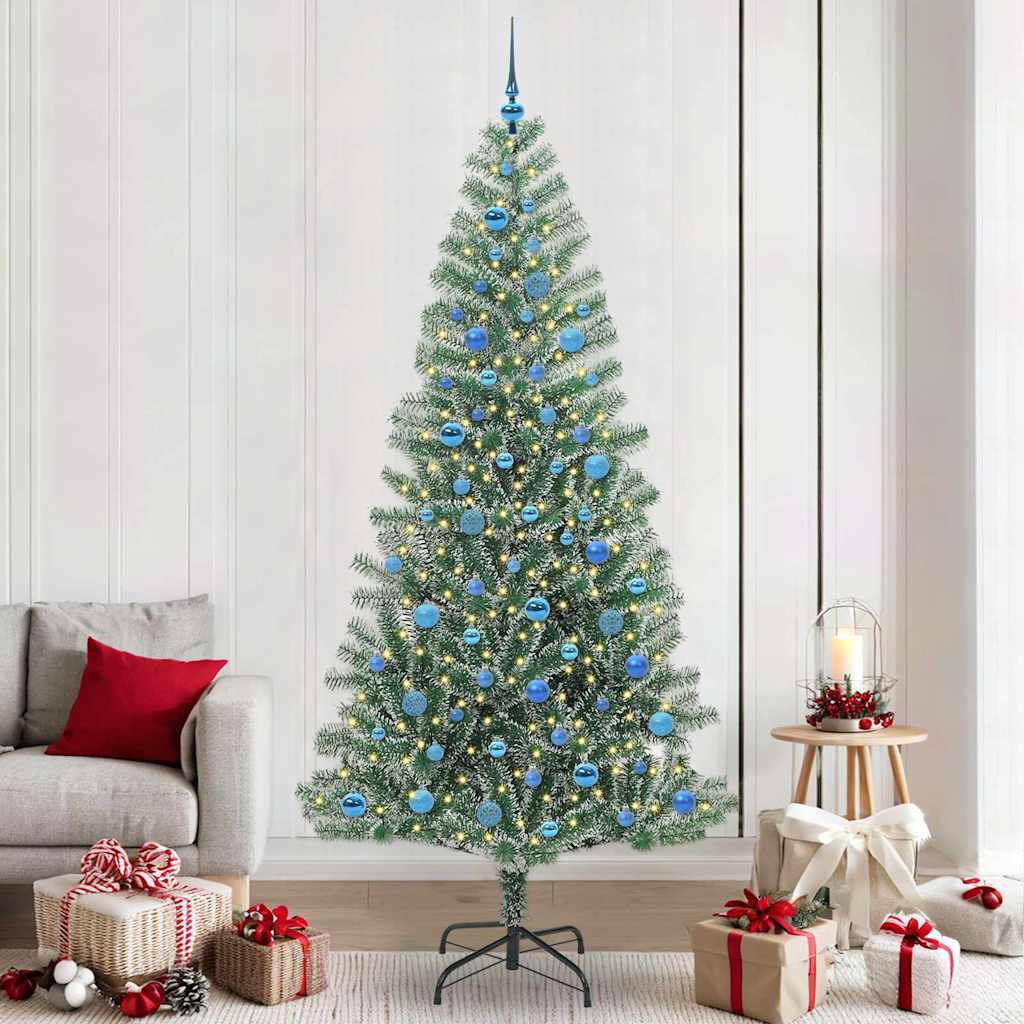 Künstlicher Weihnachtsbaum Beschneit Grün