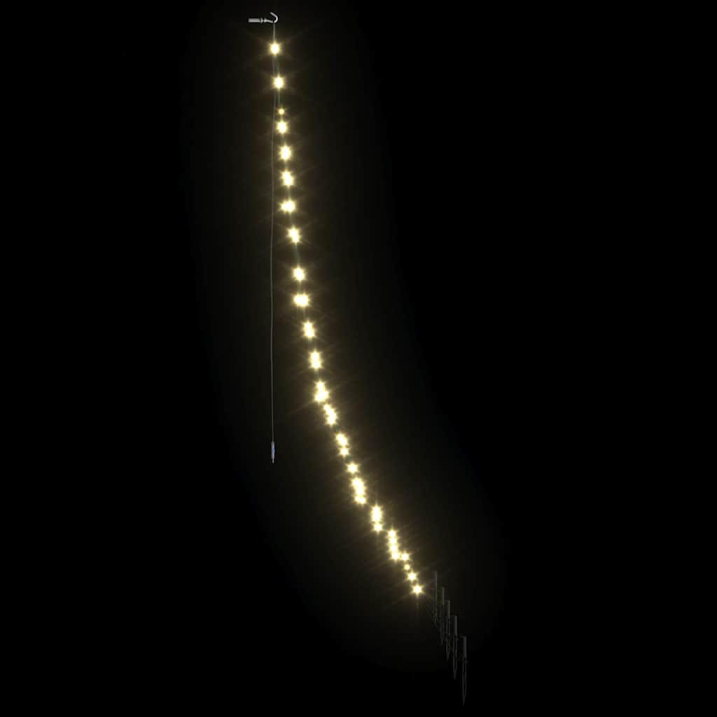 Led Weihnachtsbaum Mit Erdspießen Warmes Weiß Metall