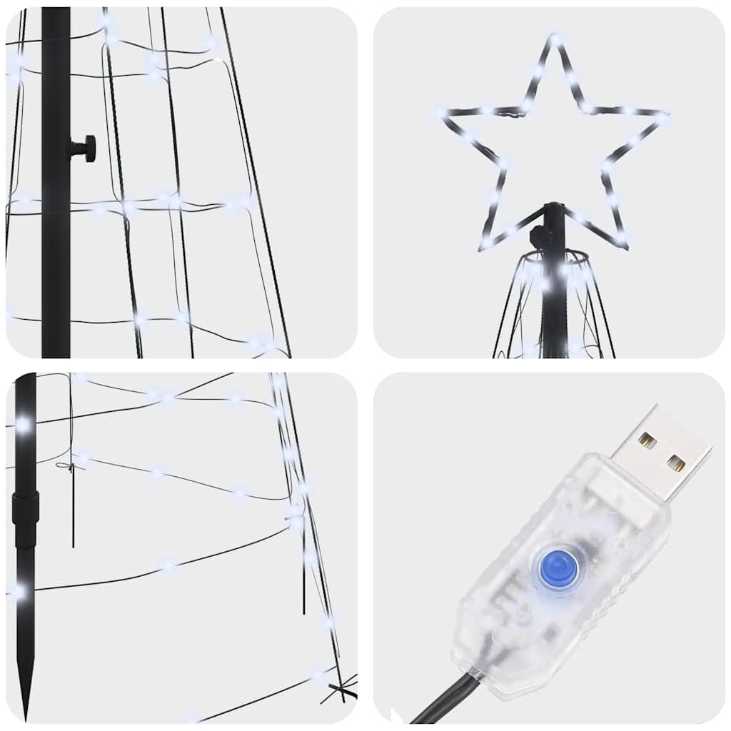 Led Weihnachtsbaum Mit Erdspießen Eisen
