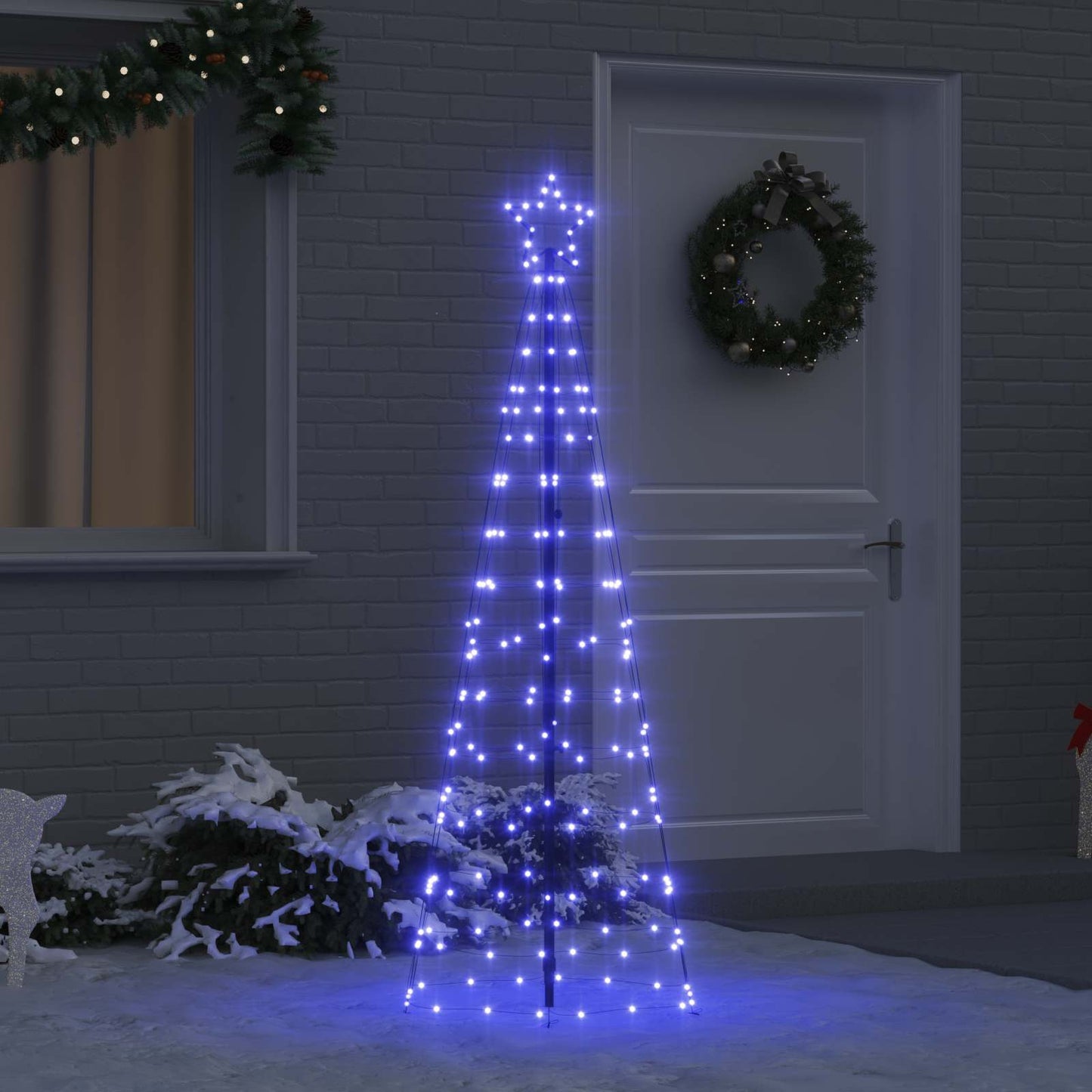 Led Weihnachtsbaum Mit Erdspießen Eisen