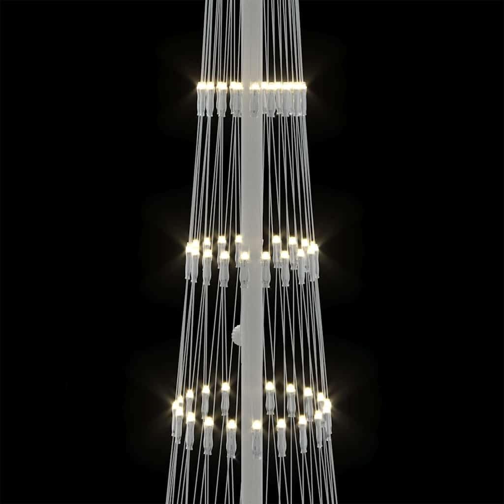 Led-Weihnachtsbaum Warmes Weiß Metall