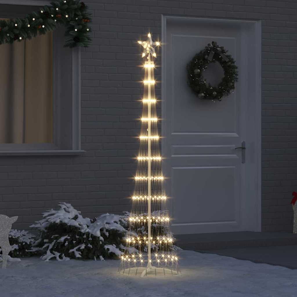 Led-Weihnachtsbaum Warmes Weiß Metall