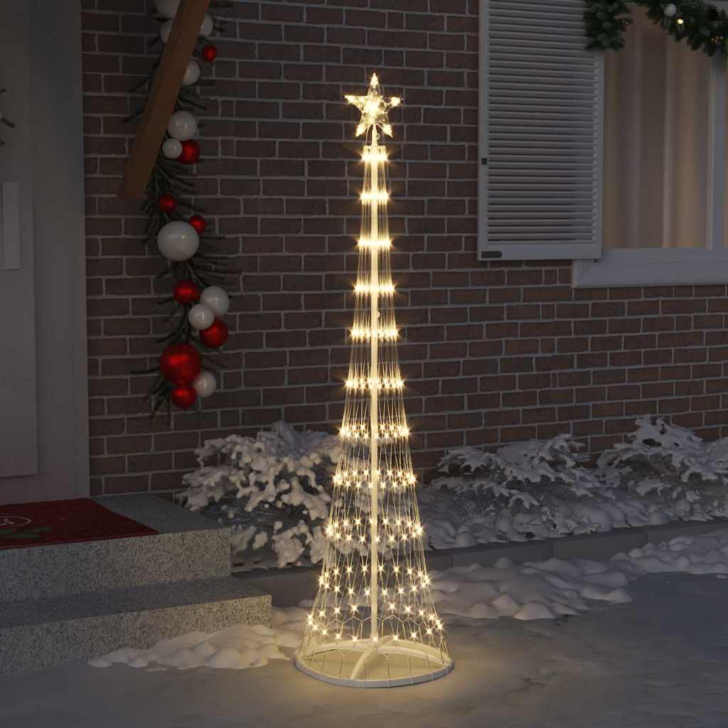 Led-Weihnachtsbaum Warmes Weiß Metall