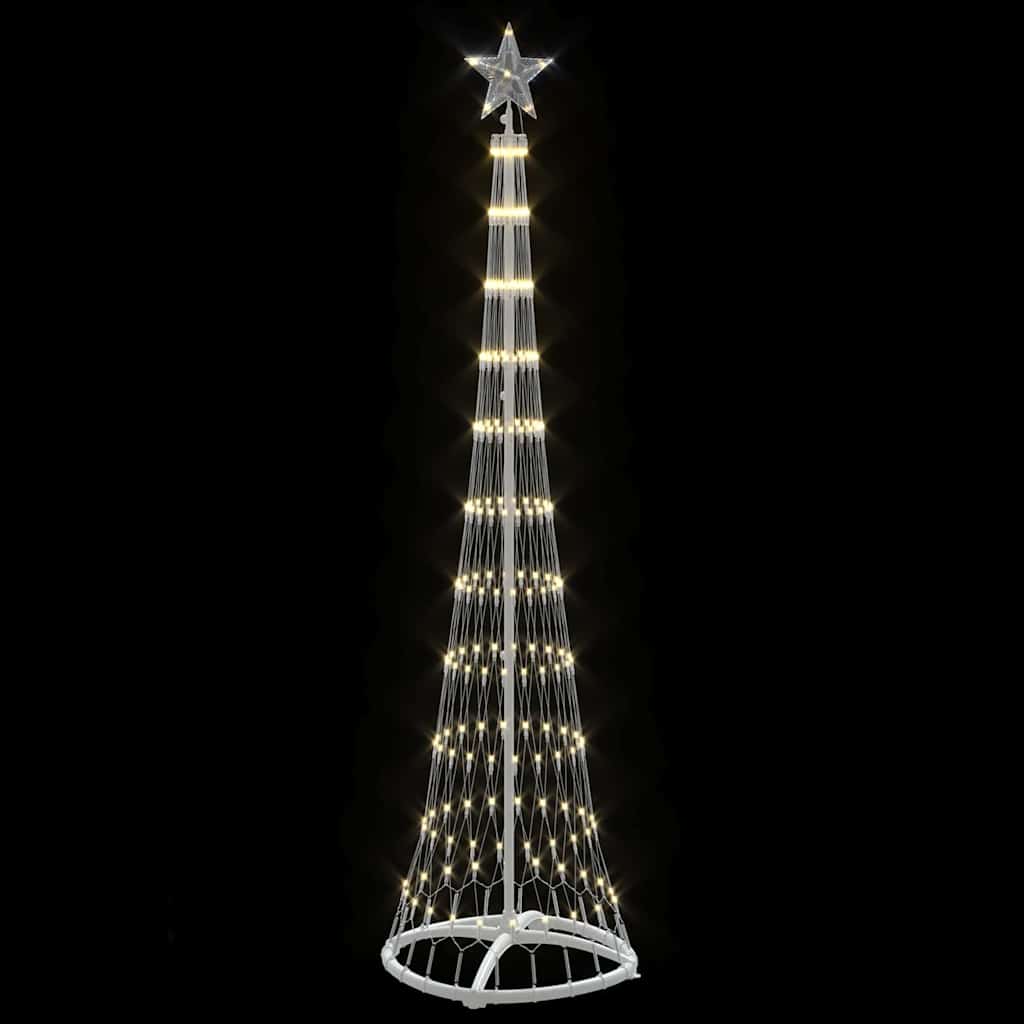 Led-Weihnachtsbaum Warmes Weiß Metall