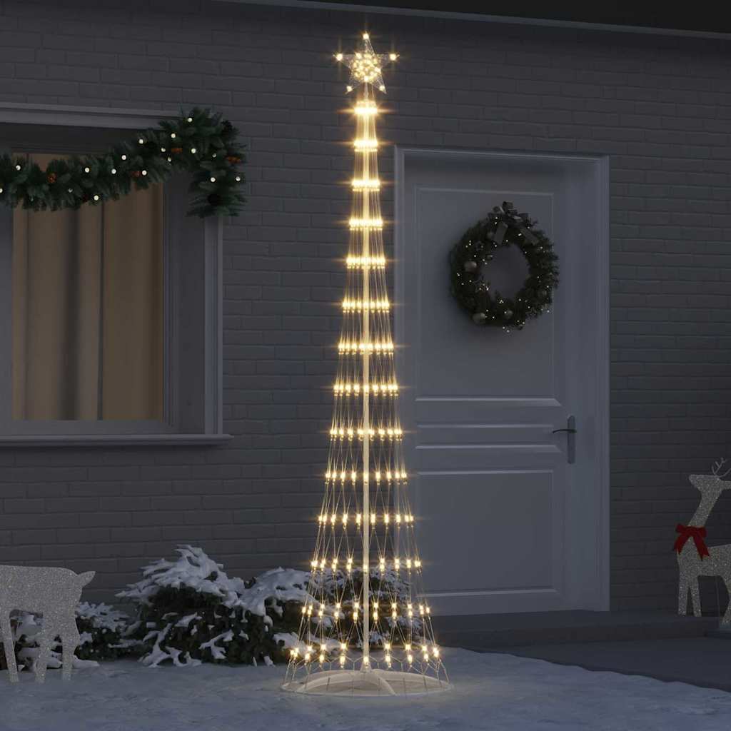 Led-Weihnachtsbaum Warmes Weiß Metall
