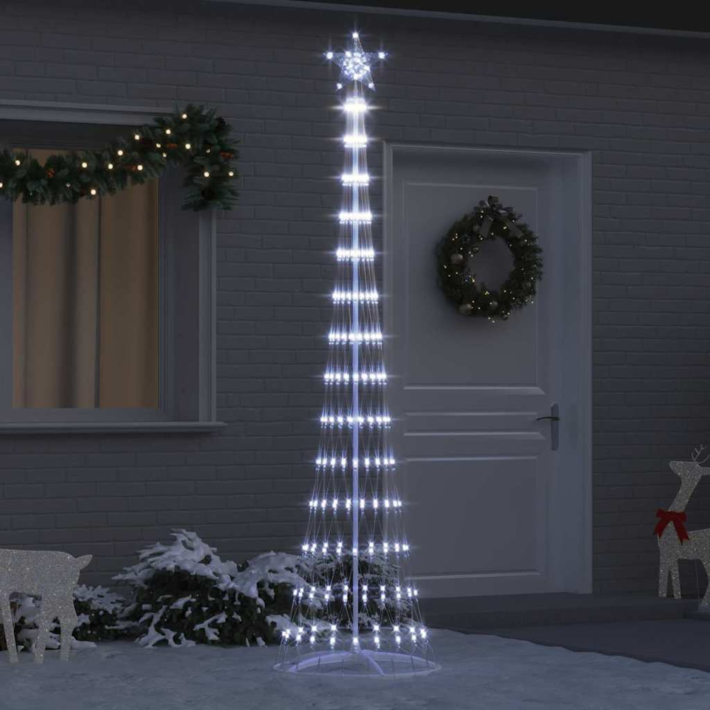 Led-Weihnachtsbaum Warmes Weiß Metall