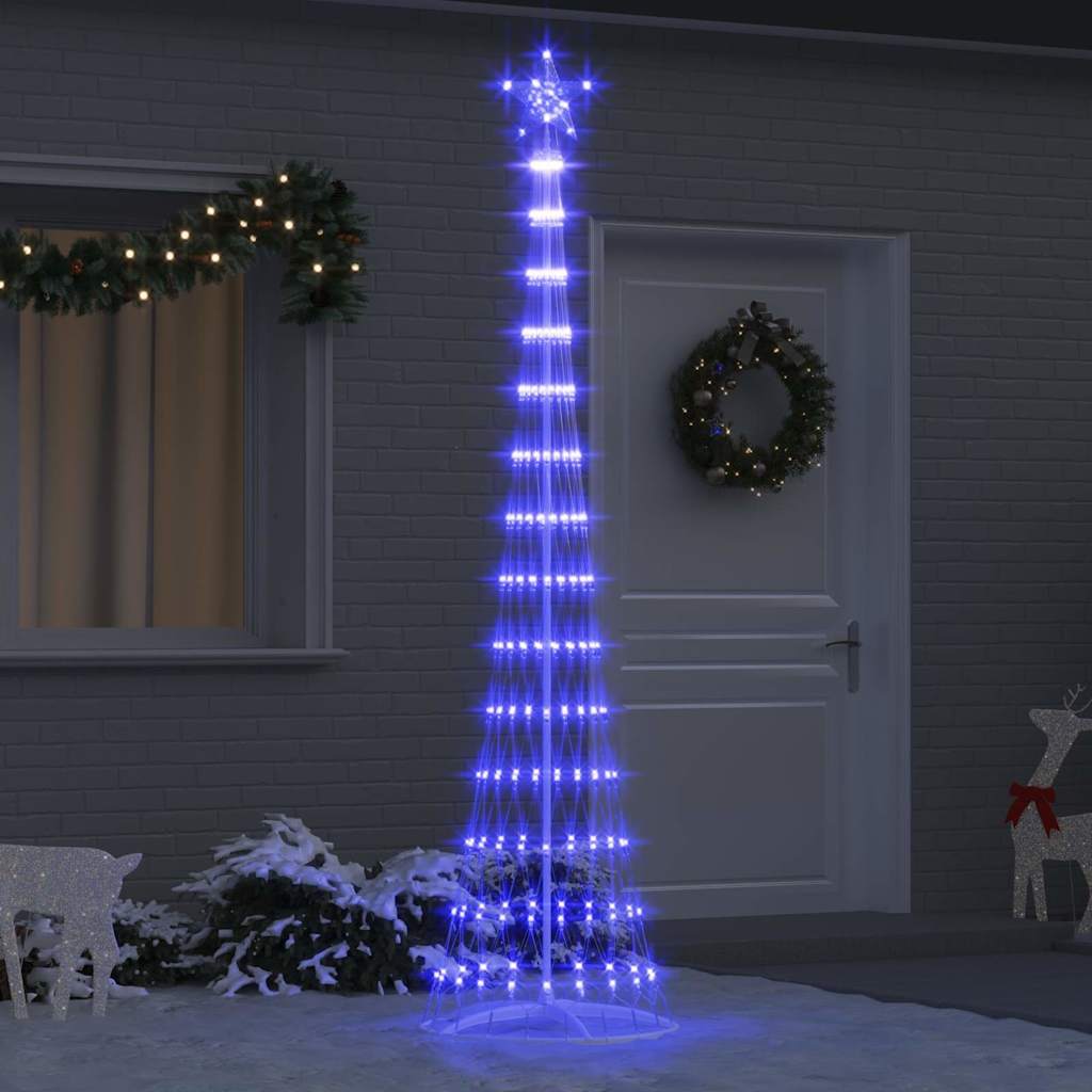 Led-Weihnachtsbaum Warmes Weiß Metall