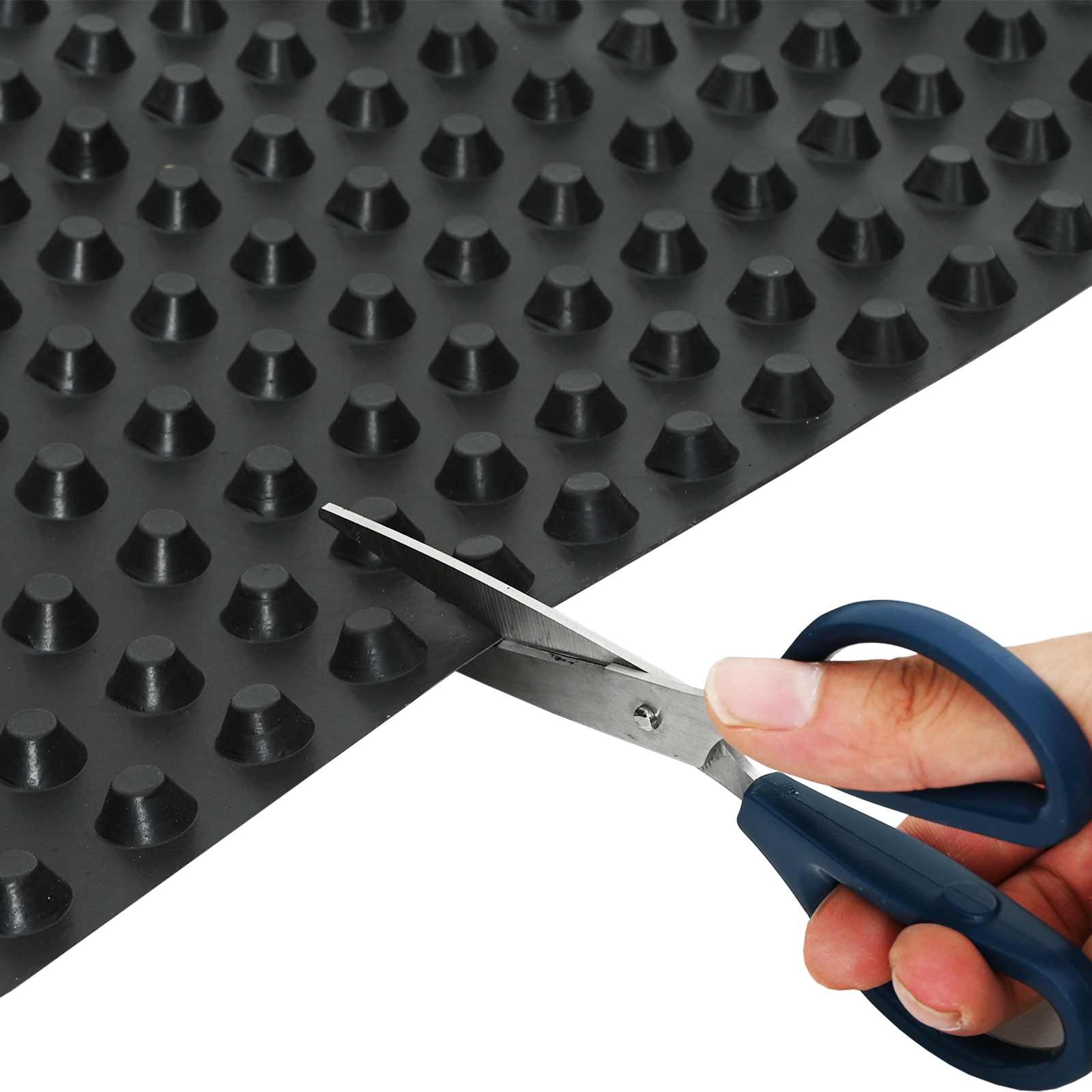 Dimpled Drainage Sheet Schwarz Hdpe