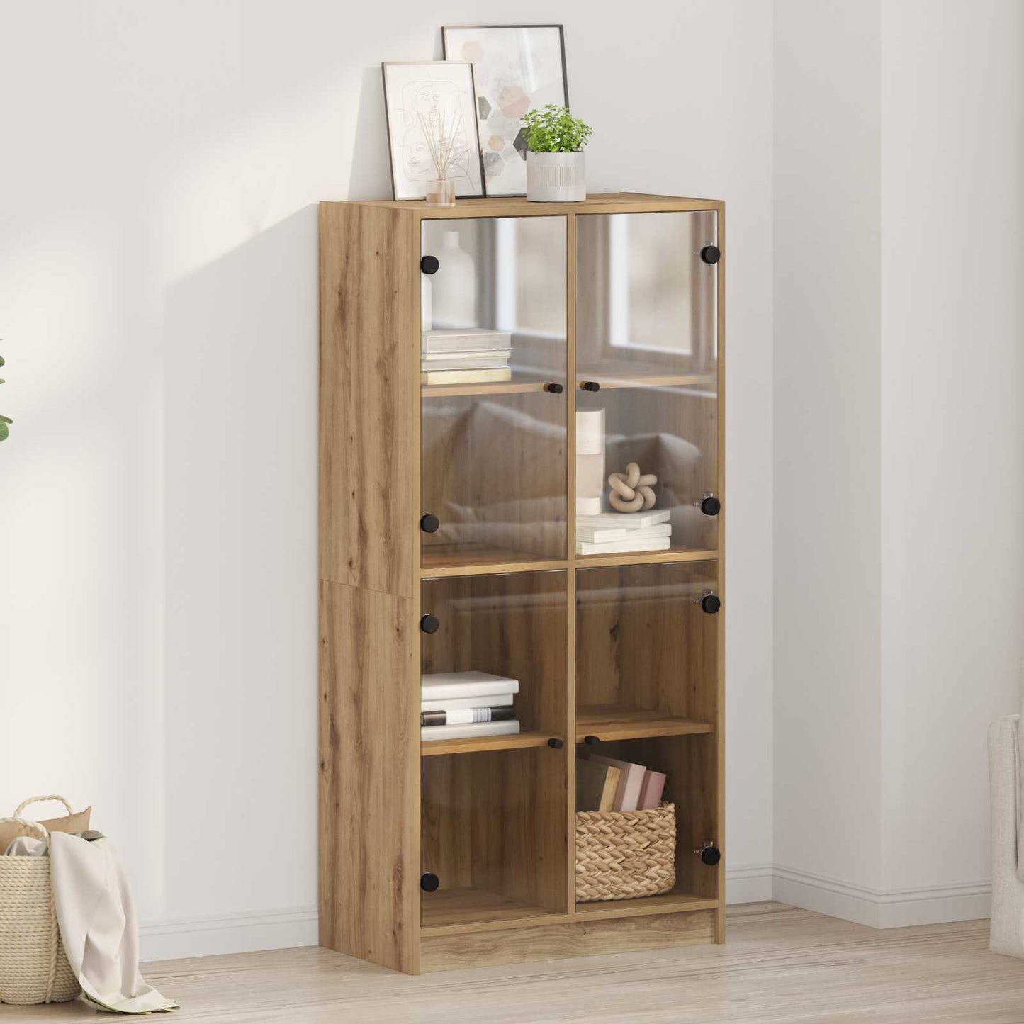 Highboard 68 X 37 X 142 Cm Holzwerkstoff