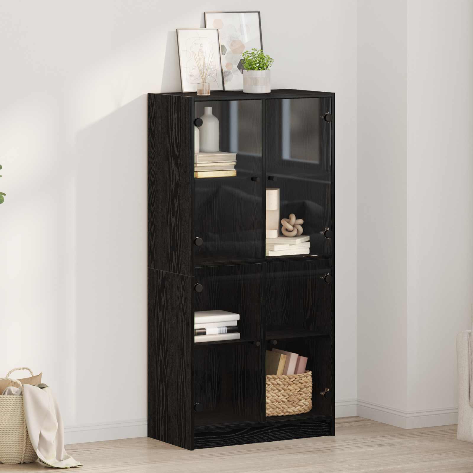 Highboard 68 X 37 X 142 Cm Holzwerkstoff