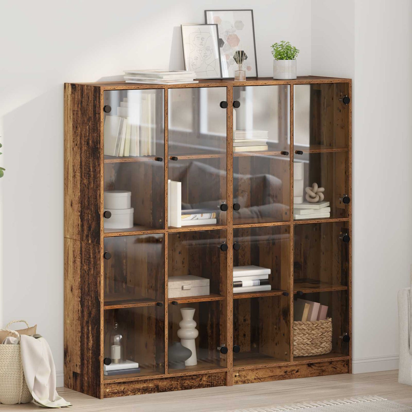Highboard 68 X 37 X 142 Cm Holzwerkstoff